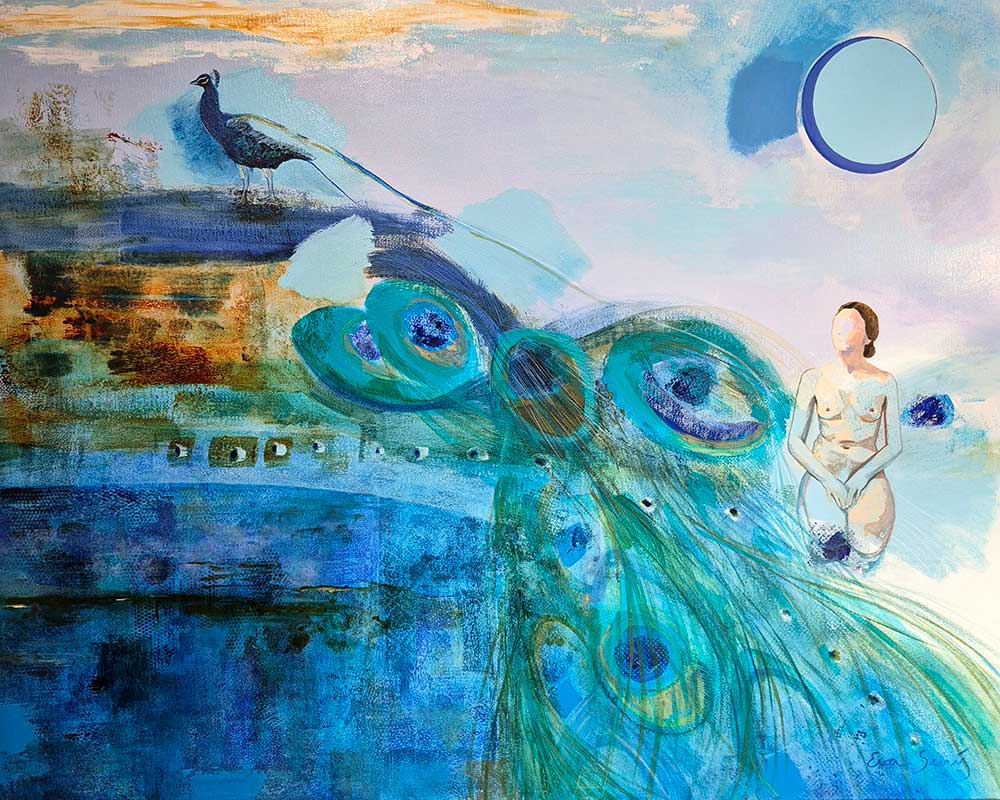 La bellesa, pintura original de l'artista Eva Surís